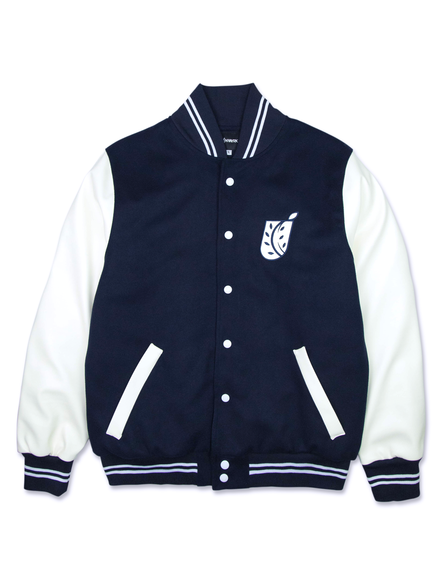 Chamarra Varsity AZUL MARINO - EBC