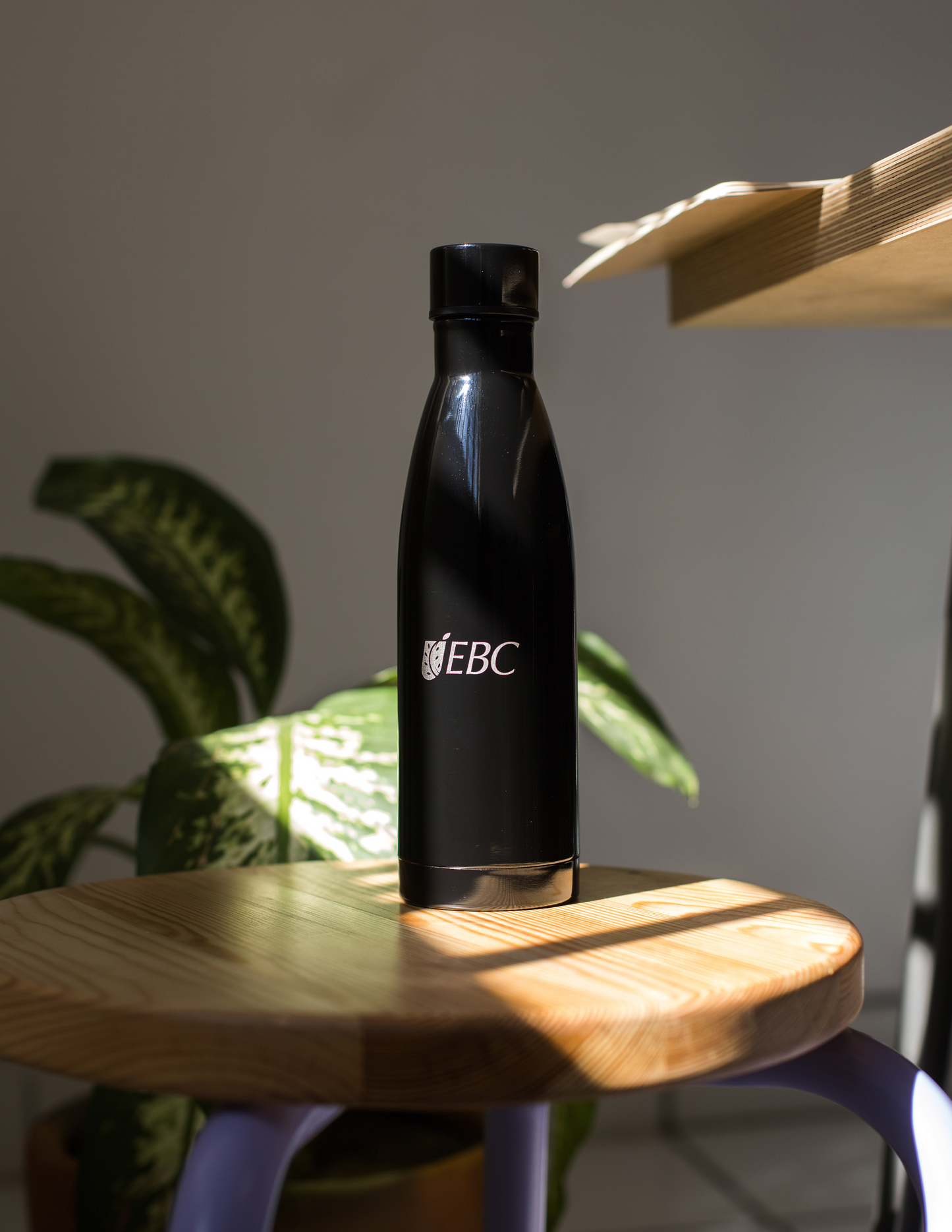 Botella térmica de acero inoxidable - Negro