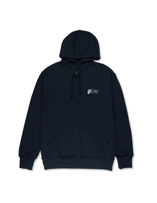 Sudadera Hoodie Essentials  AZUL MARINO – Logo EBC