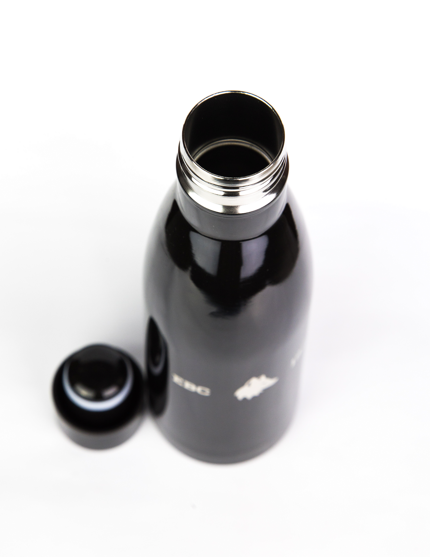 Botella térmica de acero inoxidable - Negro